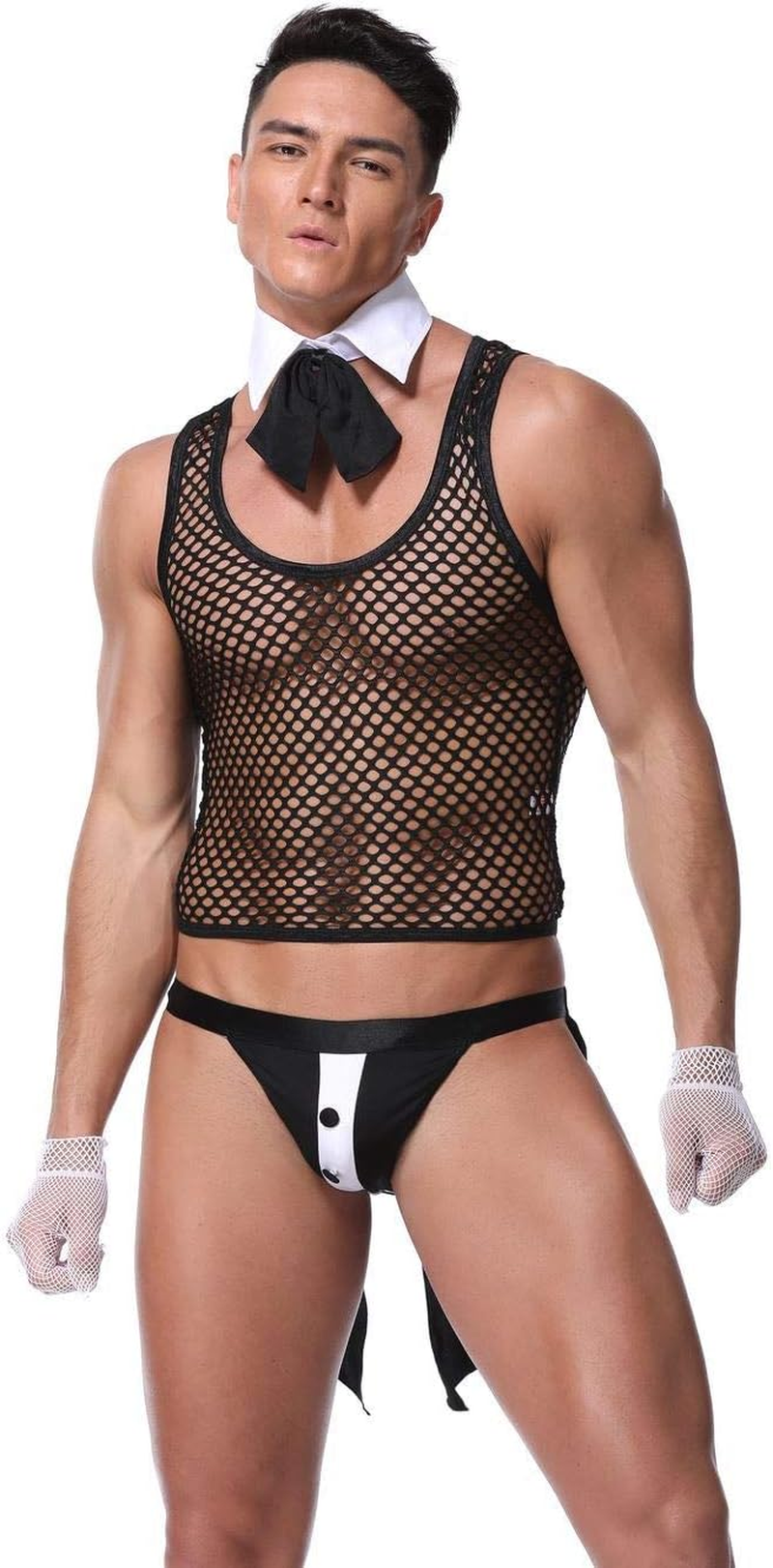 Sexy Men'S Underwear Set Gentleman Erotic Lingerie Suit Seduction Cosplay Costume Outfits