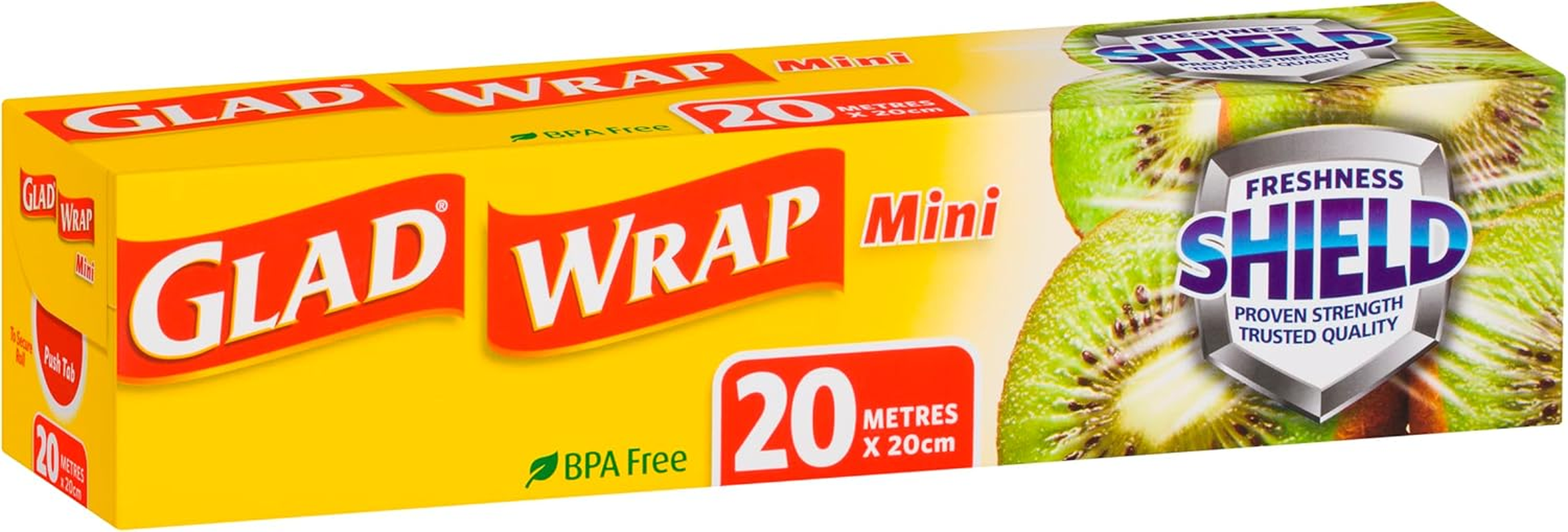 Glad Wrap Mini, 20 Metre Clear Cling Wrap, Bpa-Free, Microwave Ready, 20M X 20Cm, 1 Count image number 6
