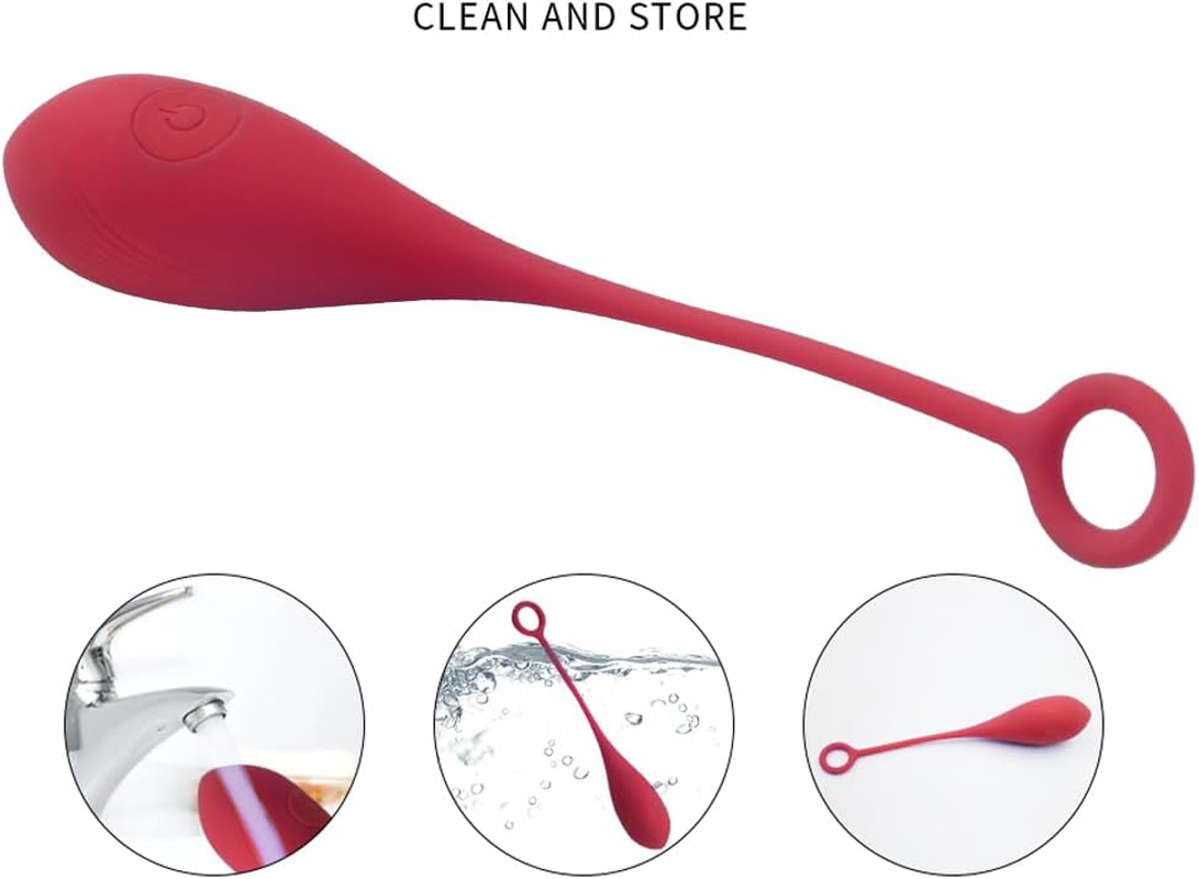 10 Modes Powerful Bullet Stick Massage Ball Electric Handheld Personal Bullet Tool for Foot Relax, Quiet Waterproof Bullet Massage Rod Women Pleasure Soft Toys, Delivery Fast, Mini Size (Red)