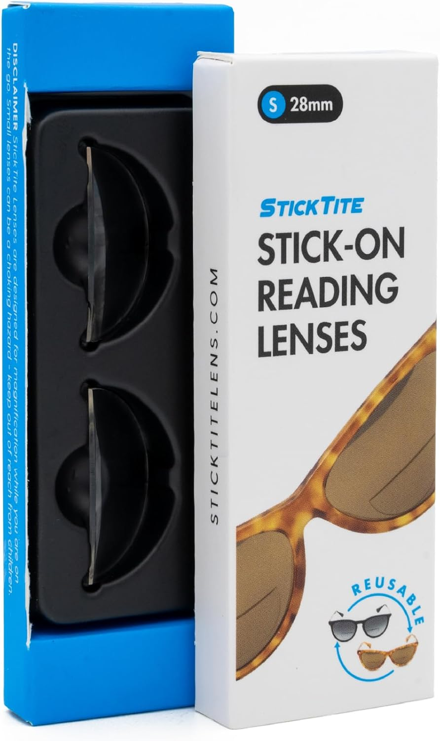 Sticktite Instant Stick-On Bifocal Lenses for Reading Glasses (+2.00 Magnification) image number 6