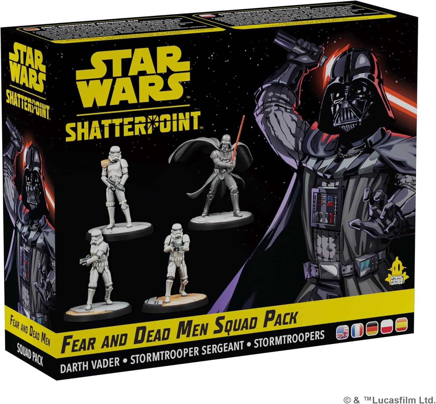 Atomic Mass Games Star Wars: Shatterpoint - Fear and Dead Men Squad Pack Tabletop Miniatures Game image number 6