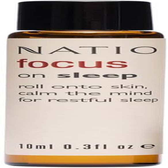 Natio Focus on Sleep Pure Essential Oil Blend Roll-On 10 Ml, 10 Ml