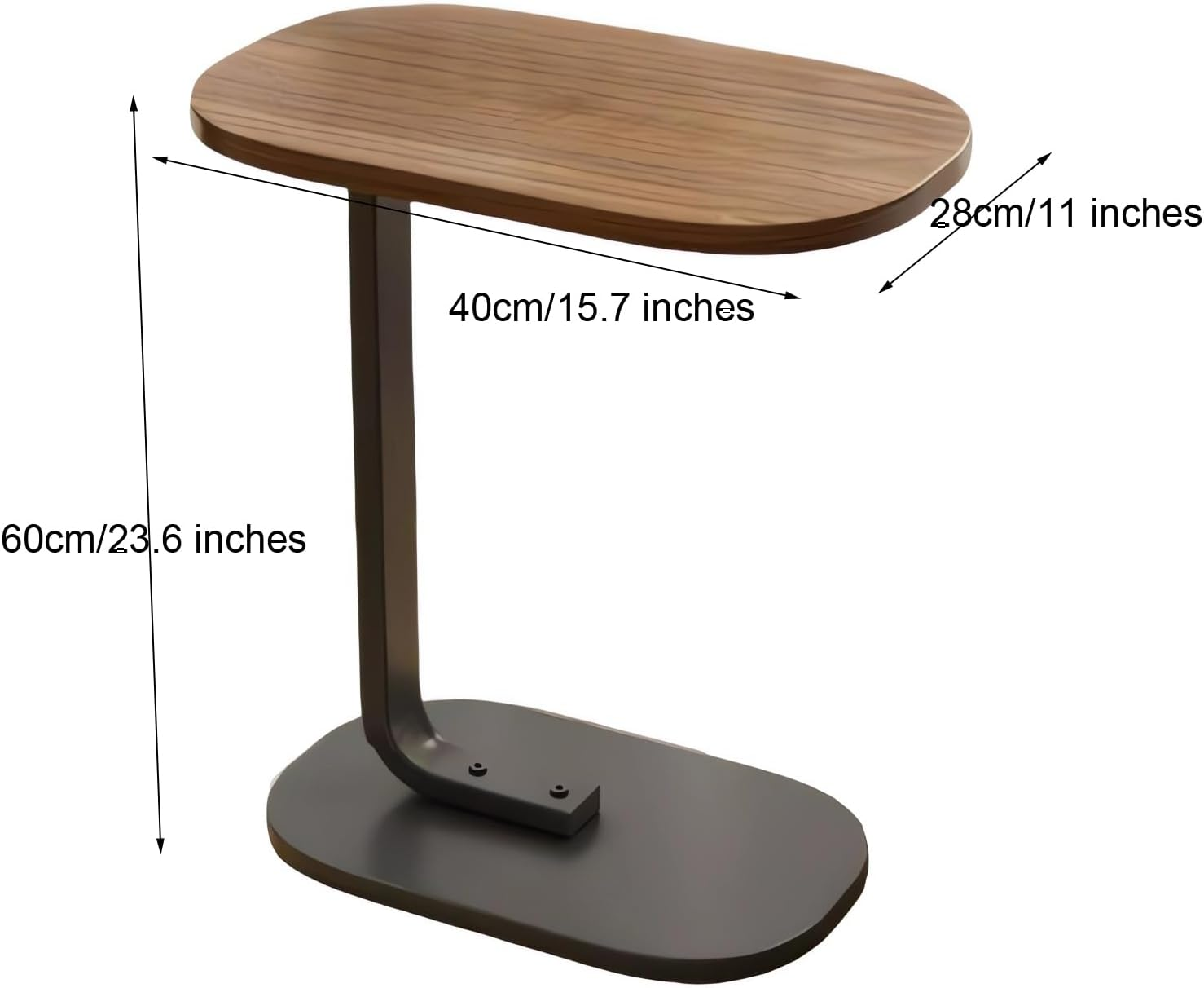 Coffee Table, Sofa Side, Bedside Table, Student Dormitory, Laptop Desk, Living Room, Bedroom, Balcony Table A80 (H Coffee)