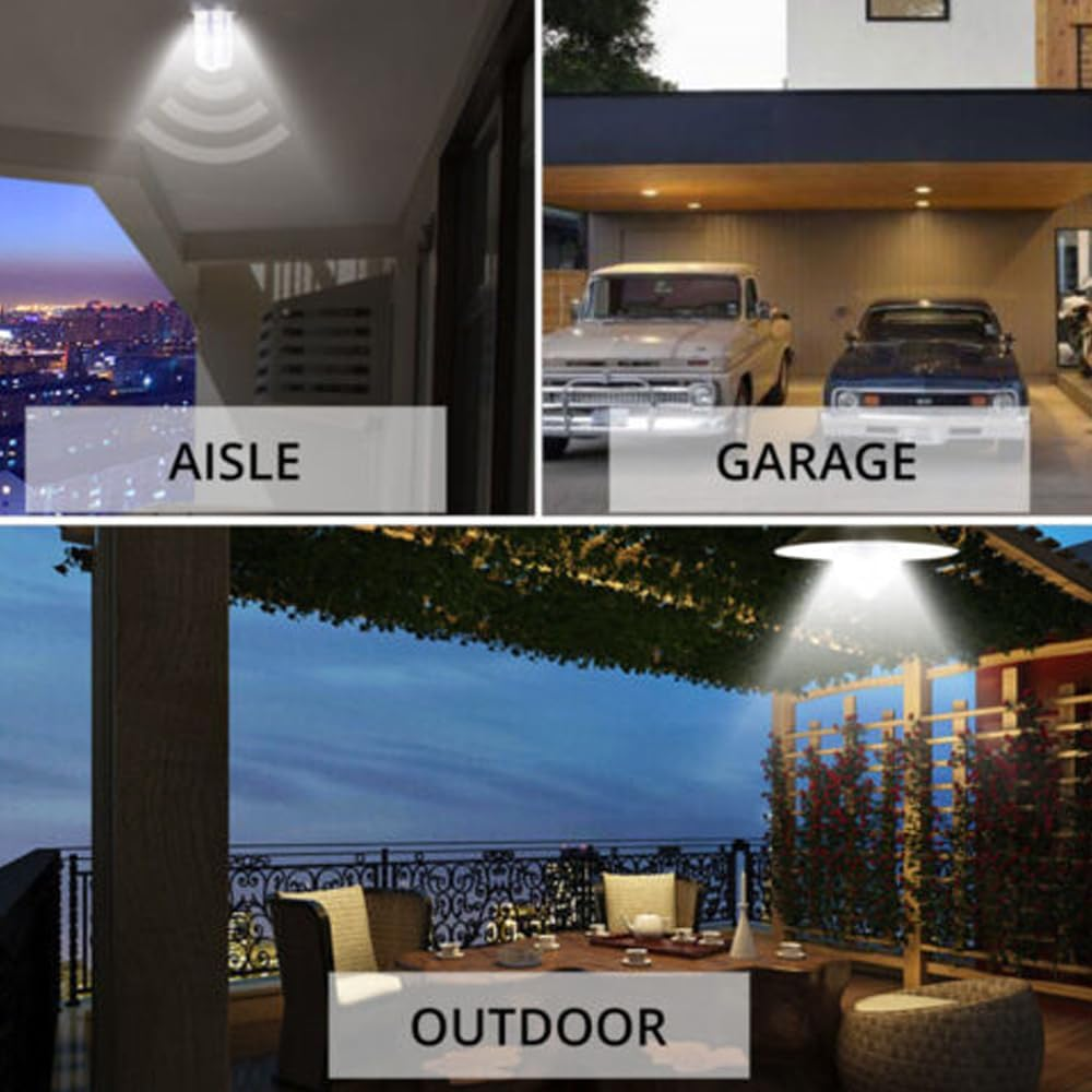 2X Smart Motion Sensor Light LED Bulbs B22 PIR Light Sensor Auto On/Off White12W image number 4