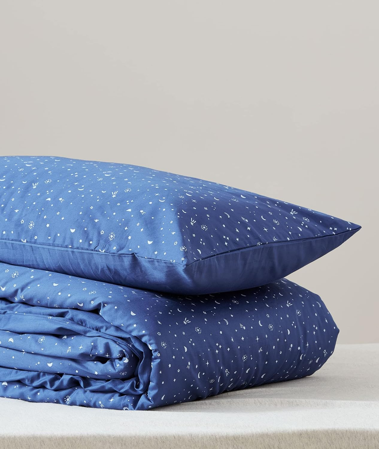Ergopouch Single Organic Cotton Quilt Cover with Pillow Case, Night Sky - Berries image number 5