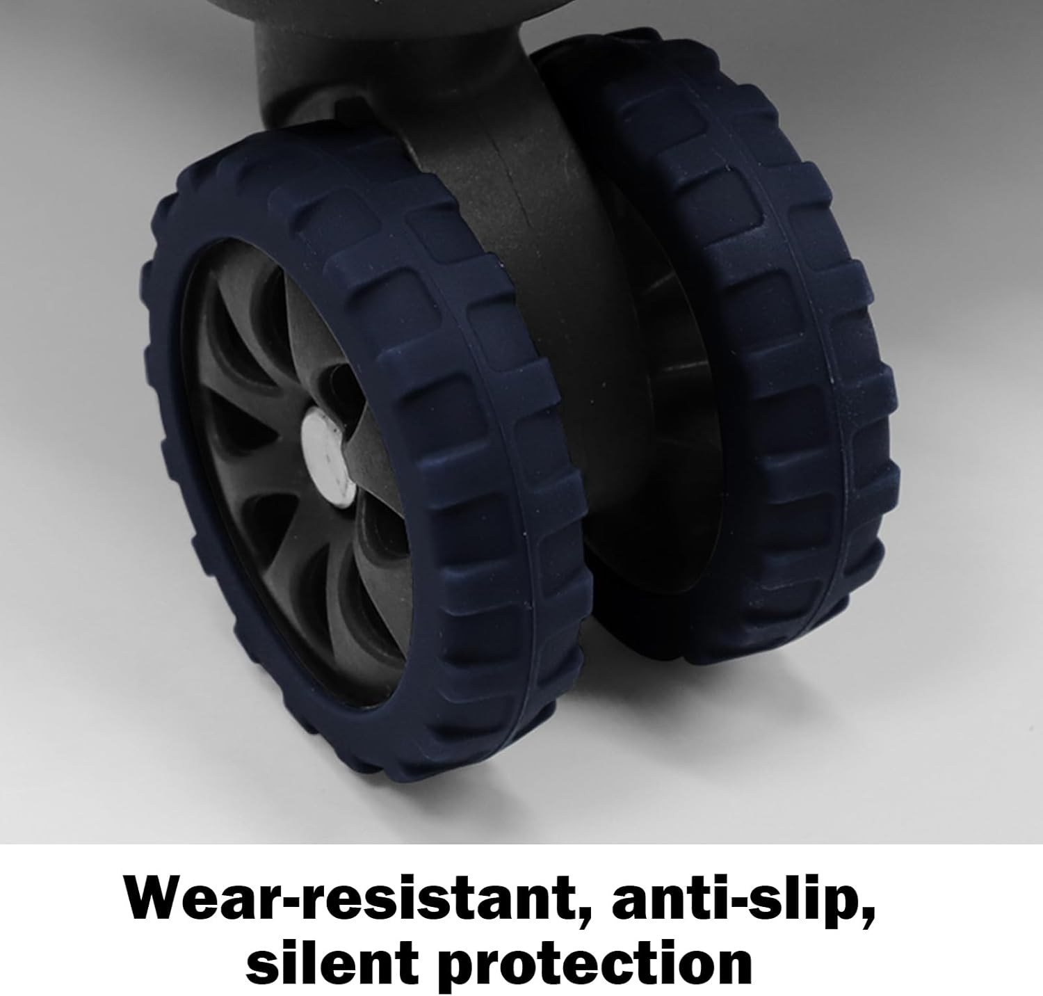 Luggage Suitcase Wheels Cover - Silicone Suitcase Wheel Covers,Travel Accessories, Luggage Spinner Wheel Silicone Protective Cover for 2.17-2.68 Inches Luggage Wheels Hoffti