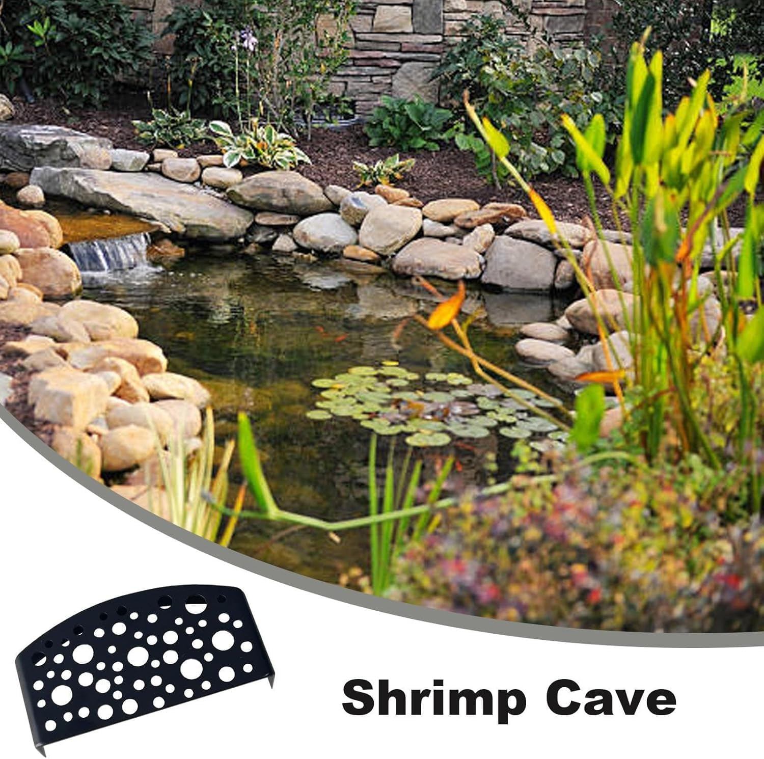 Lexziuo 1PCS Shrimp Cave Aquarium Hideout, Ceramic Breeding Cave Shelter Tunnel for Shrimp Fry Fish to Hide Molt, Nano Tank Decor Accessories (Black) image number 6