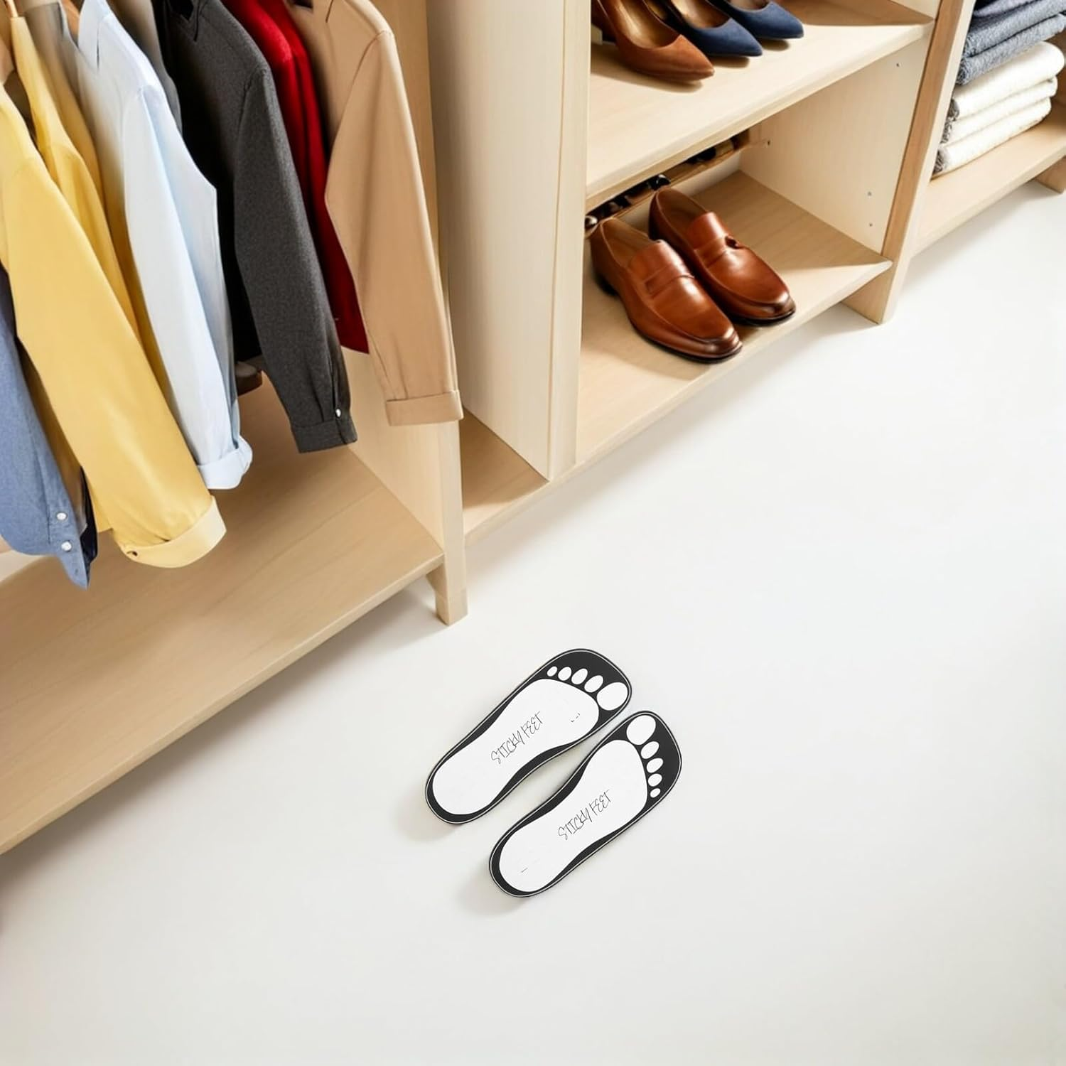 Healeved 25 Pairs Disposable Self-Adhesive Tanning Foot Pads for Spray Tan High Adhesion Sticky Sole Protectors for Salon and Home Use Efficient Uniform Tan Secure Fit image number 2