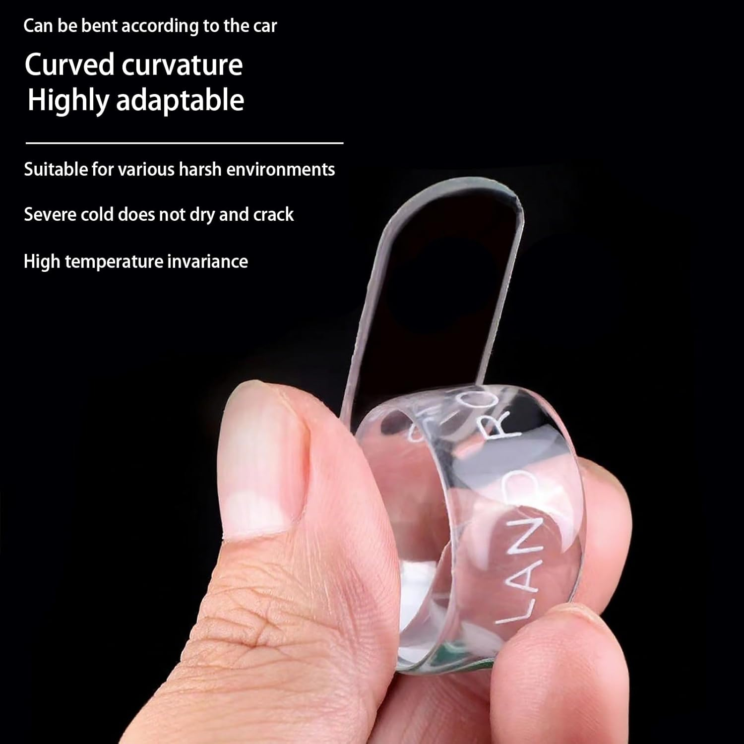 8 Pcs Car Door Handle Protector, Transparent Universal Fit, Epoxy Car Door Edge Protector for Scratch Prevention, Durable Protection against Rings and Keys image number 5