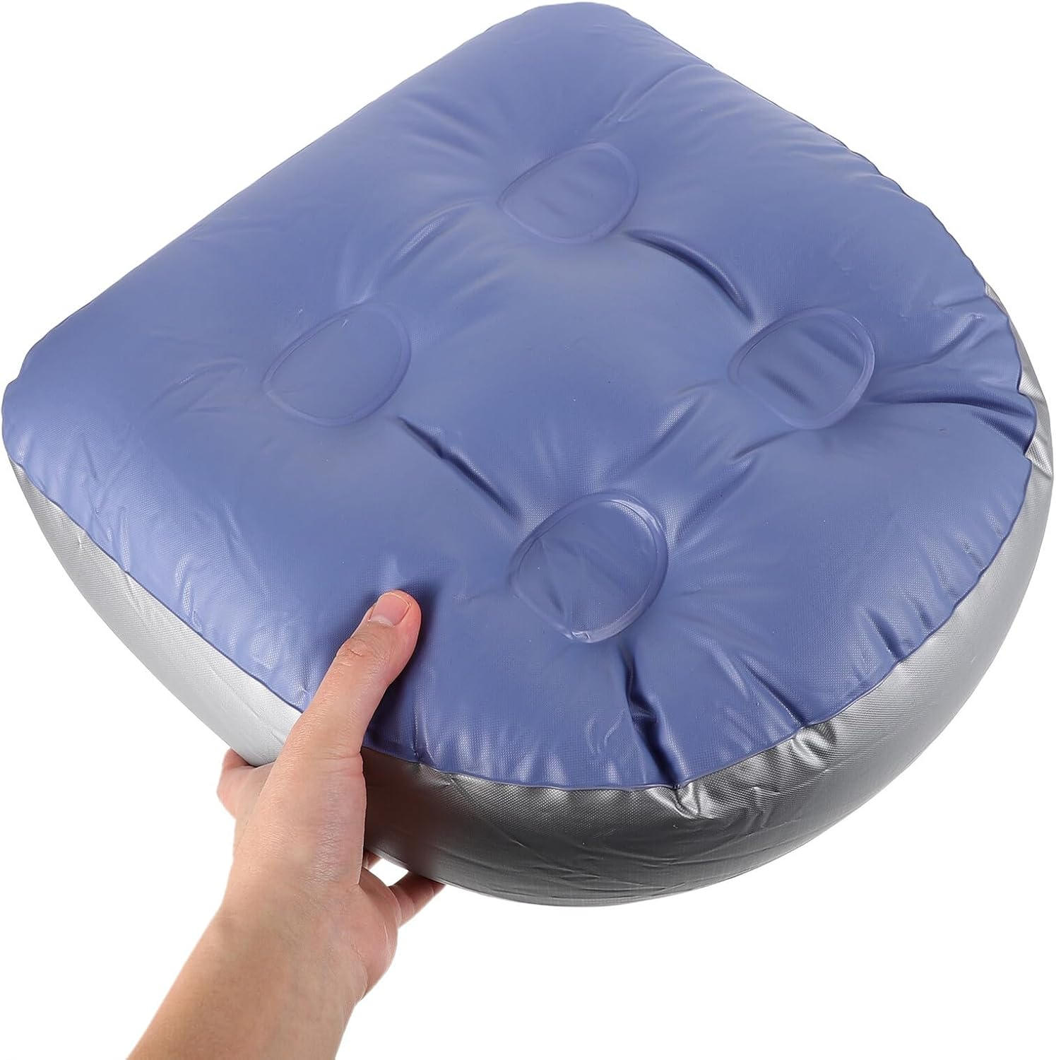 HONMEET 3Pcs Inflatable Bath Cushion Suction Cups, Thickened Adult Spa Seat Cushion, Water-Filled Portable Hot Tub Pad for Bathroom and Spa Relaxation image number 6