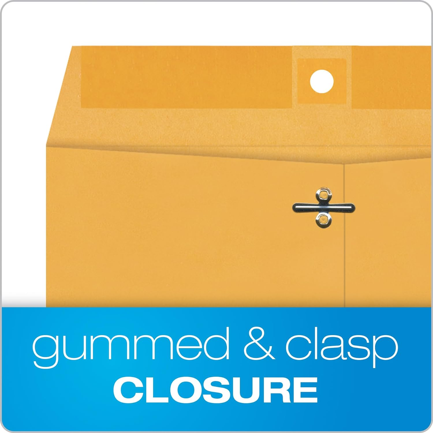 Quality Park 9 X 12 Clasp Envelopes, Clasp and Gummed Closures for Storing or Mailing, Extra Heavy-Duty 32 Lb Kraft Paper, 100 per Box (QUA37790) image number 6
