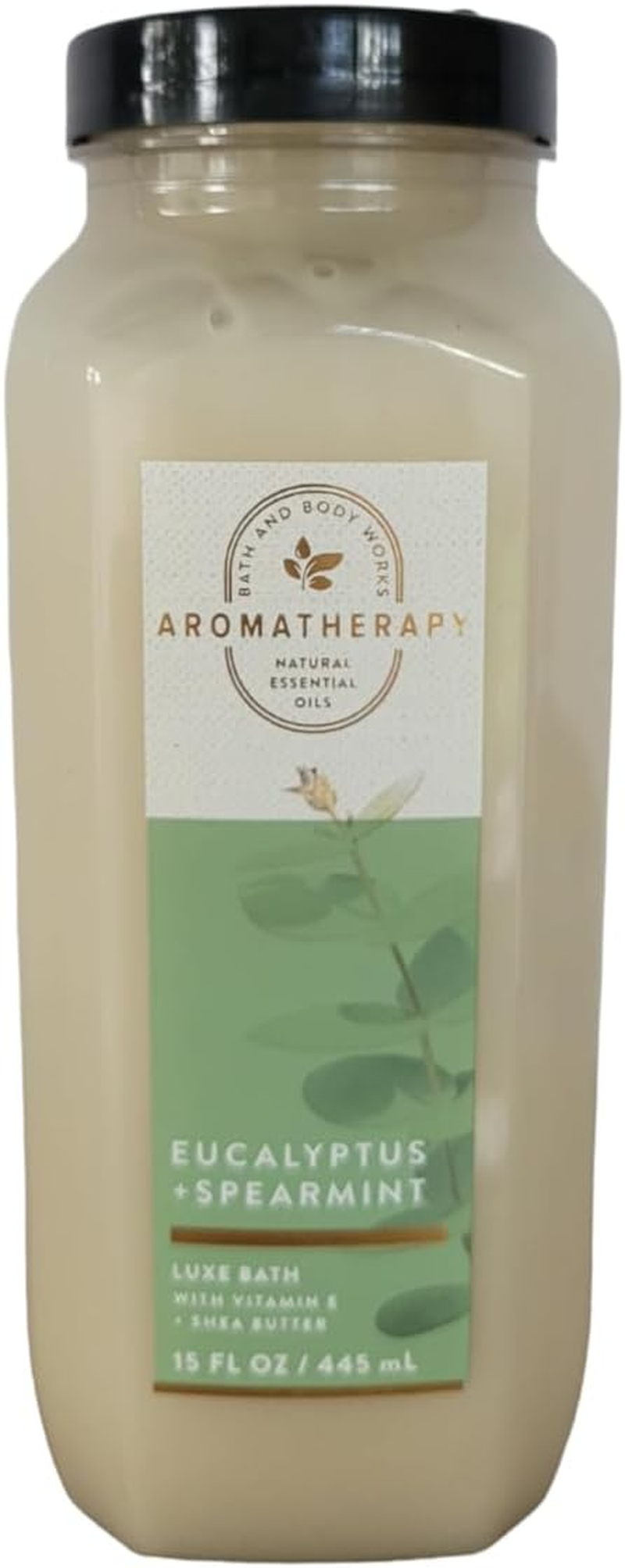 Bath and Body Works Aromatherapy Stress Relief Eucalyptus Spearmint Luxury Bubble Bath 15 Fl Oz