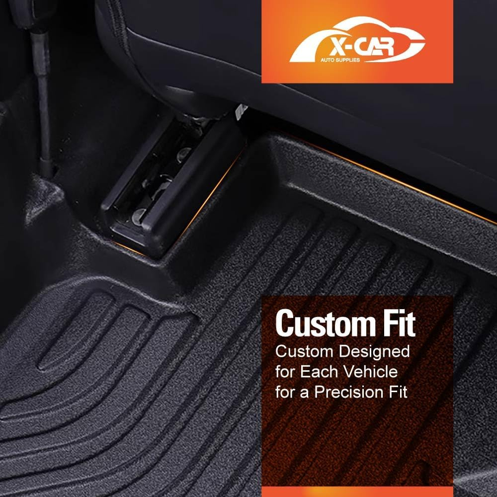 X-CAR 3D Floor Mats for Suzuki Jimny XL 5-Door Auto Transmission 2023-2025 Heavy Duty TPE Carpet Liners image number 2