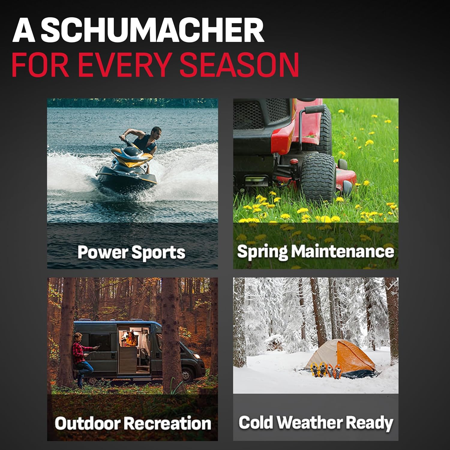 Schumacher Electric BAF-425T Top Terminal Battery Cable for Automotive, Marine, and Power Sports Batteries, 4 Gauge, 25 Inches, with One-Year Limited Warranty, Black, 1 Unit image number 1