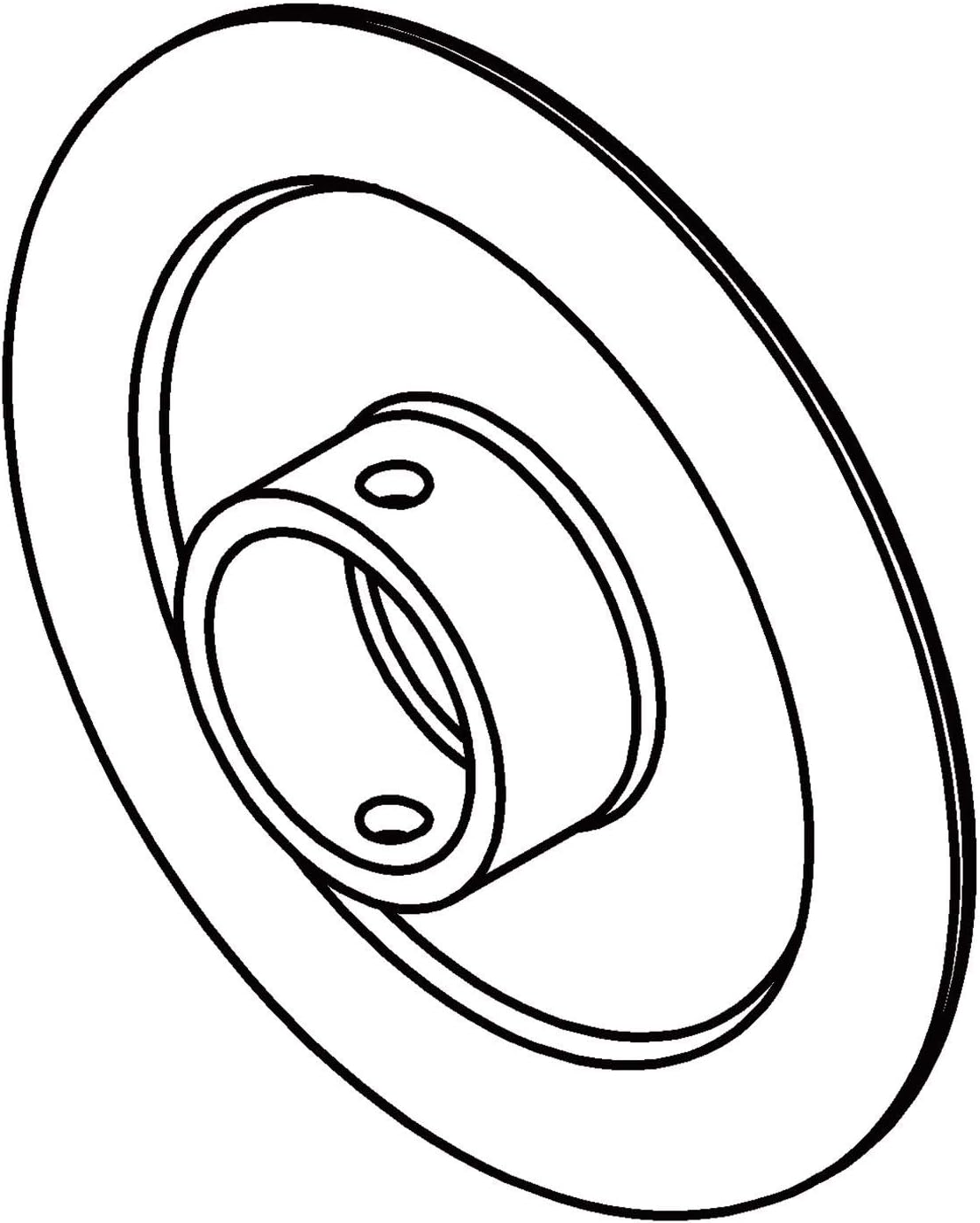 EVOLINE 1599 0904 1500 Effect Port Replacement Rocker Lid Matte Stainless Steel image number 2