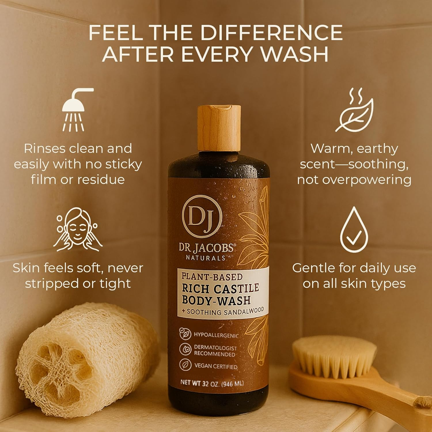 Dr. Jacobs Naturals Castile Liquid Soap - 16 Oz - Lavender image number 3