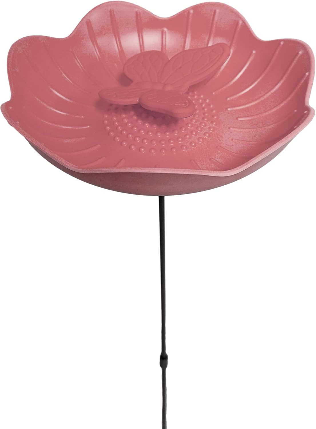 Klocke Dekorationsbedarf Bird Bath Garden Stake Diameter 20 Cm Butterfly - 6 Colours to Choose from (Blackberry, Diameter 20 Cm) image number 2