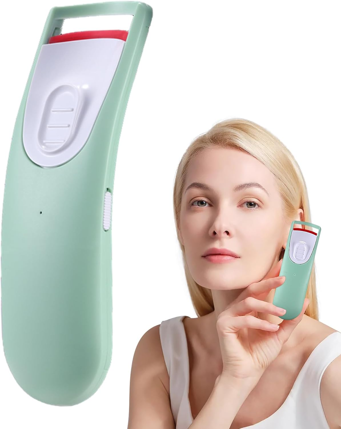 Heated Lash Curler,Smart Temperature Control Curling Tool - Electric Eye Lash Curler | for Makeup Beauty Travel Women Wife image number 2