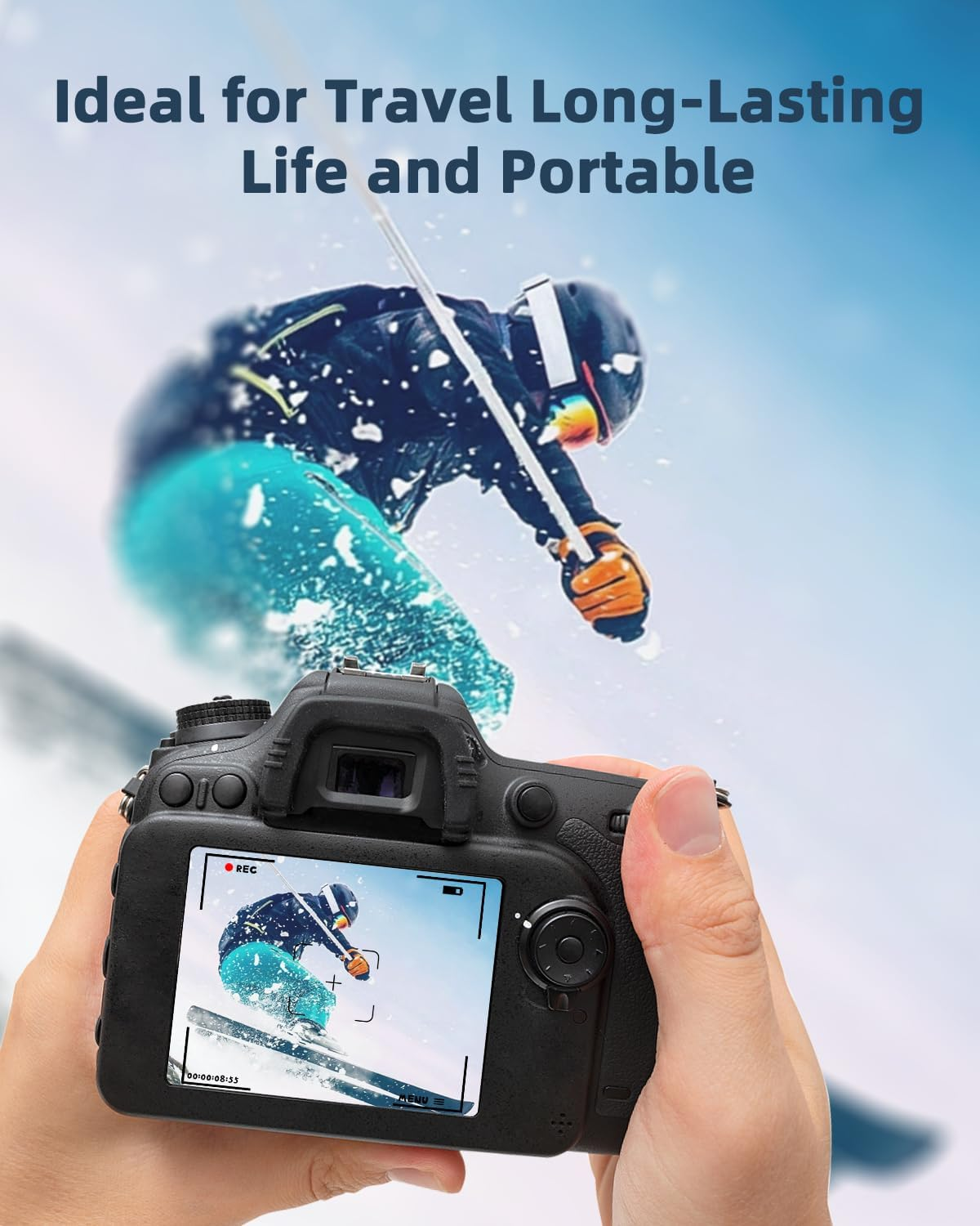 MINSHI EN-EL4A Replacement Battery Compatible with D3 【11.1V 2800Mah】 High Performance Compatible Camera Battery 2023IN