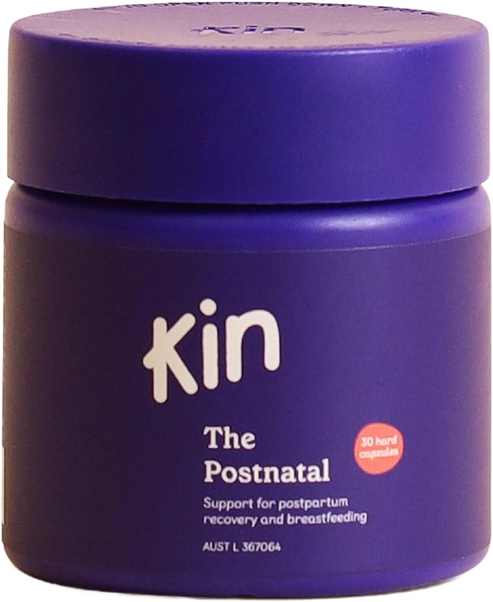 Kin the Postnatal 30 Capsules | Postnatal Vitamins | Essential Nutrients for New Mothers & Breastfeeding Support image number 6