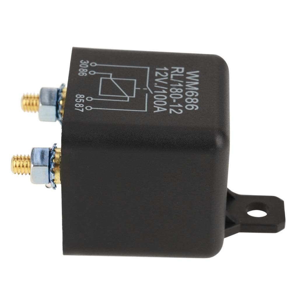 Heavy Duty Car Starter Relay DC 12V 100A Normal Open Car Relay Electrical Relays Switch - Dustproof Design & 4-Pin Relay Type for Control Battery On/Off image number 6