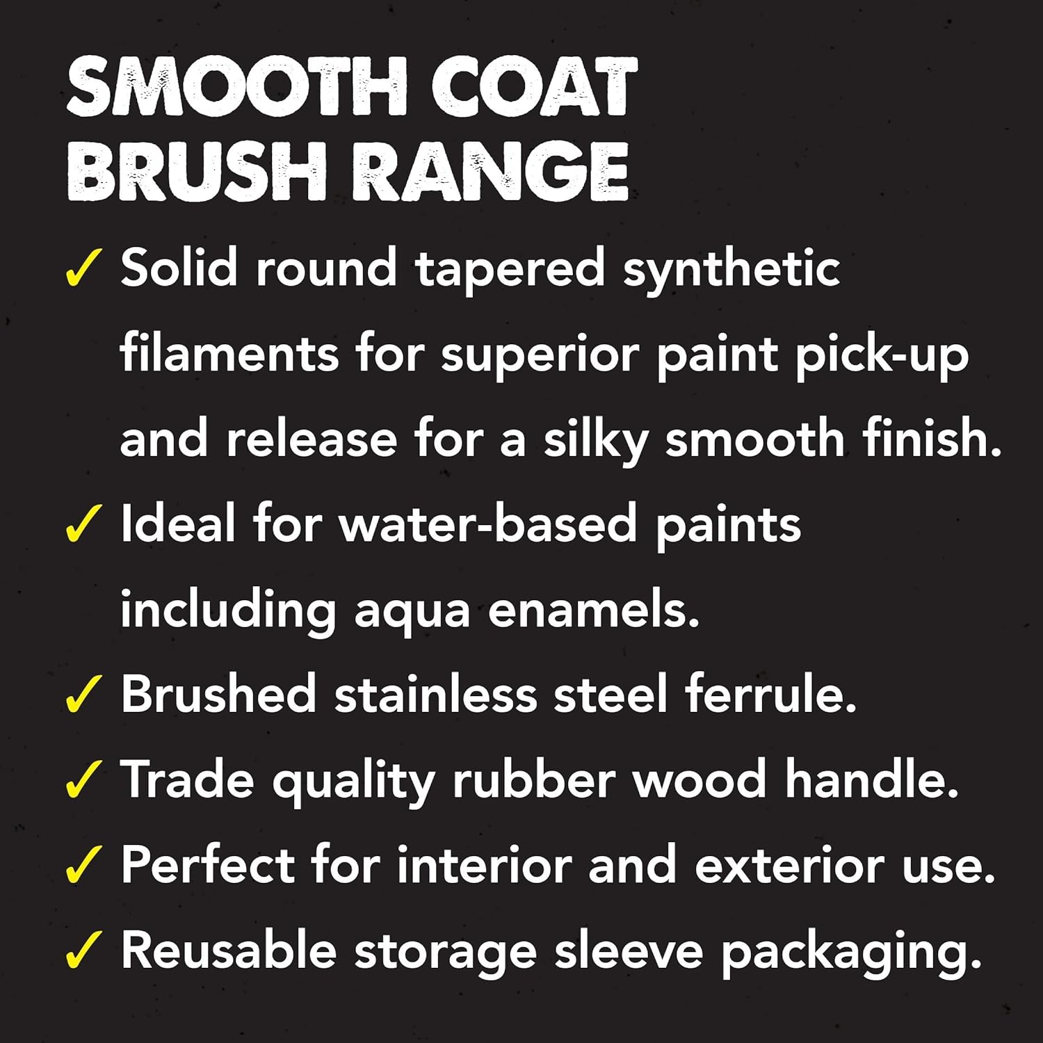 Uni-Pro 36500647 Smooth Coat Angled Cutter Paint Brush, 63Mm