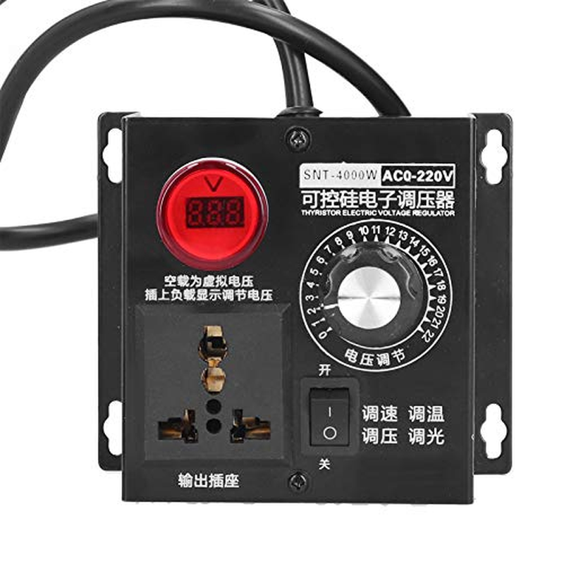 Electronic Voltage Regulator, AC110/220V AC Voltage Regulator, High Power High Current Temperature Regulation(Australian Regulations) image number 1