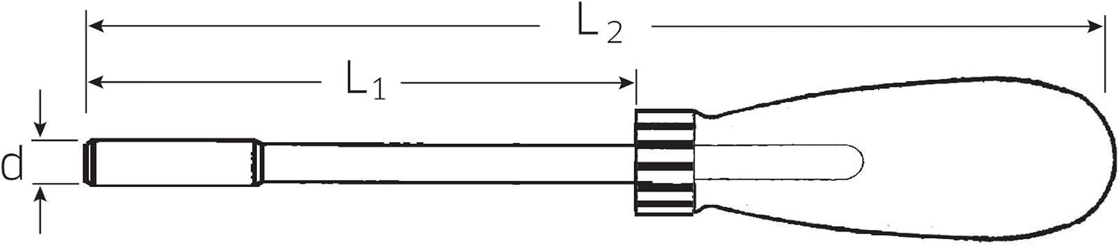 Stahlwille 1/4-Inch Hexagon Bit Ratchet Screwdriver, 250 Mm Overall image number 5