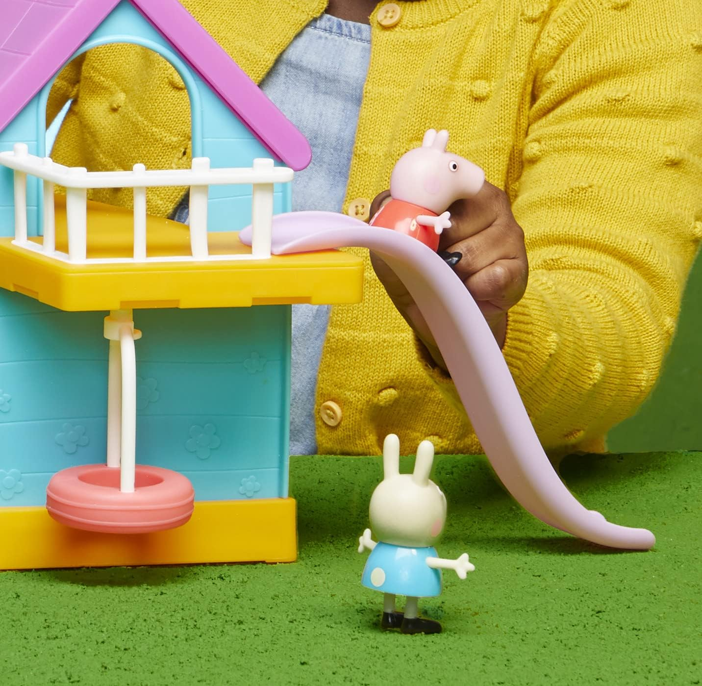 Peppa Pig Peppa&rsquo;S Club Peppa&rsquo;S Kids-Only Clubhouse Playset Preschool Toy; Sound Effects; Includes 2 Figures, 7 Accessories; Ages 3 and Up image number 1