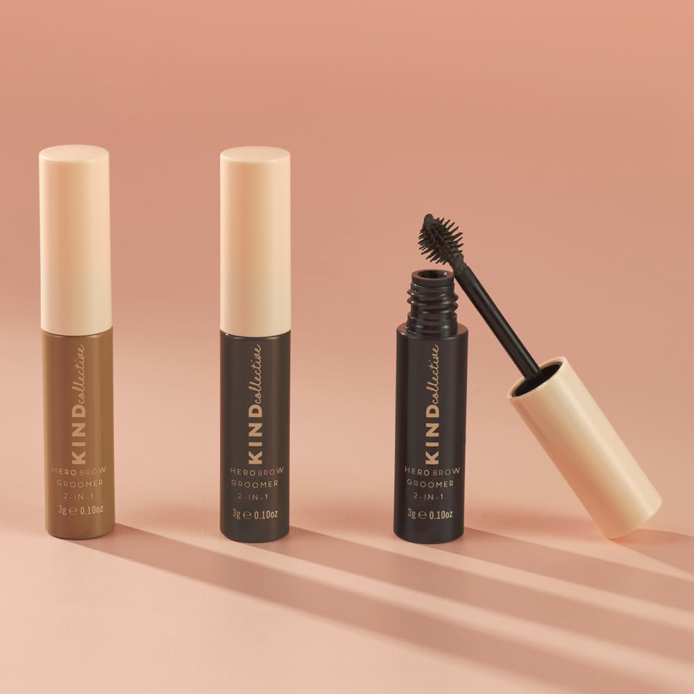 The Kind Collective Hero Brow Groomer 2-In-1 Colour and Treatment 5 G, Medium Brown image number 5