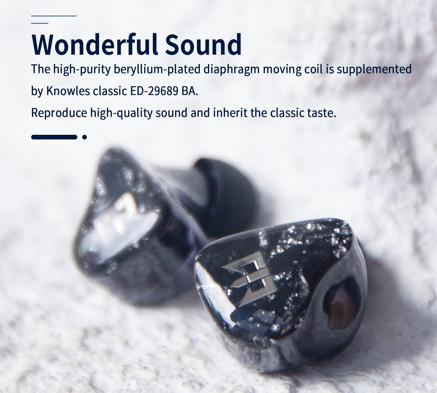 TRI Meteor Wired Earbuds Knowles ED-29689 BA 10Mm Dynamic Driver Beryllium-Plated Diaphragm in Ear Monitor image number 4