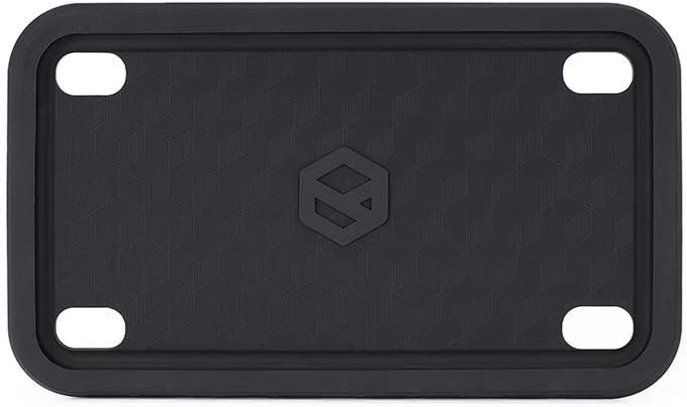 Rightcar Solutions Motorcycle the Original Premium Grade Silicone Bike Plate Frame | Rust Proof, Rattle Proof, Weather Proof License Plate Holder (Black) - Green image number 6