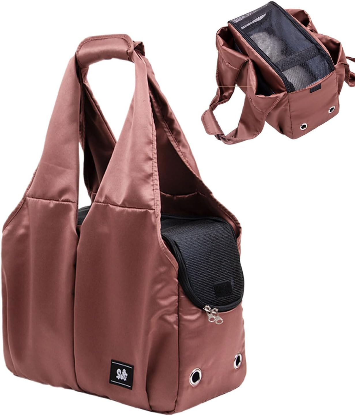 Dog Cat Sling Carriers - Large Capacity, Shoulder Bag | Sling Carrier Hold Small and Medium Sized Dog Cat, Soft Padding Fabric Purse for Outing Traveling and Comfortable Transport image number 1