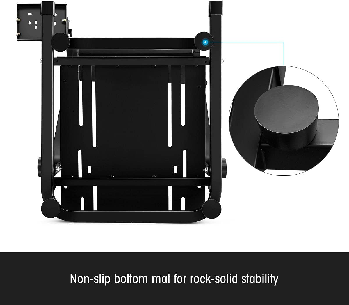 AUSWAY Gaming Racing Steering Wheel Stand Adjustable Foldable Simulator Wheel Stand for Logitech G25 G27 G29 G920 Xbox Xbox360 PS2 PS3 PC WII image number 6