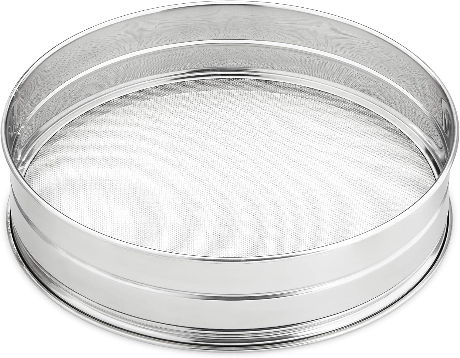 Thermohauser 8300003397 Large Sieve (Stainless Steel), Fine, Mesh Size 2.5 X 1.4 Mm, Diameter 35.0 Cm