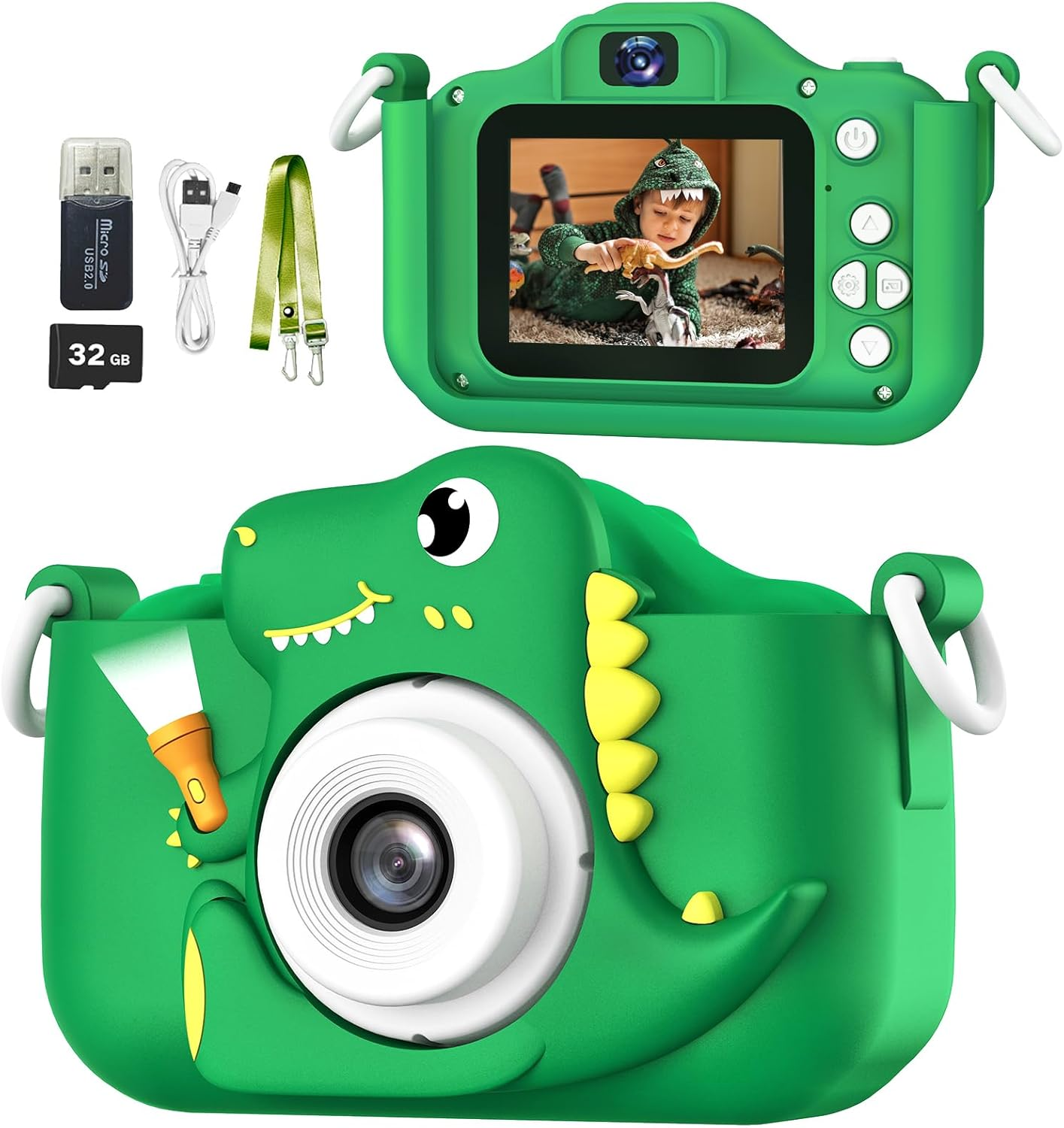 Mgaolo Kids Camera Toys for 3-12 Years Old Boys Girls Children,Portable Child Digital Video Camera with Silicone Cover, Christmas Birthday Gifts for Toddler Age 3 4 5 6 7 8 9 (Purple)