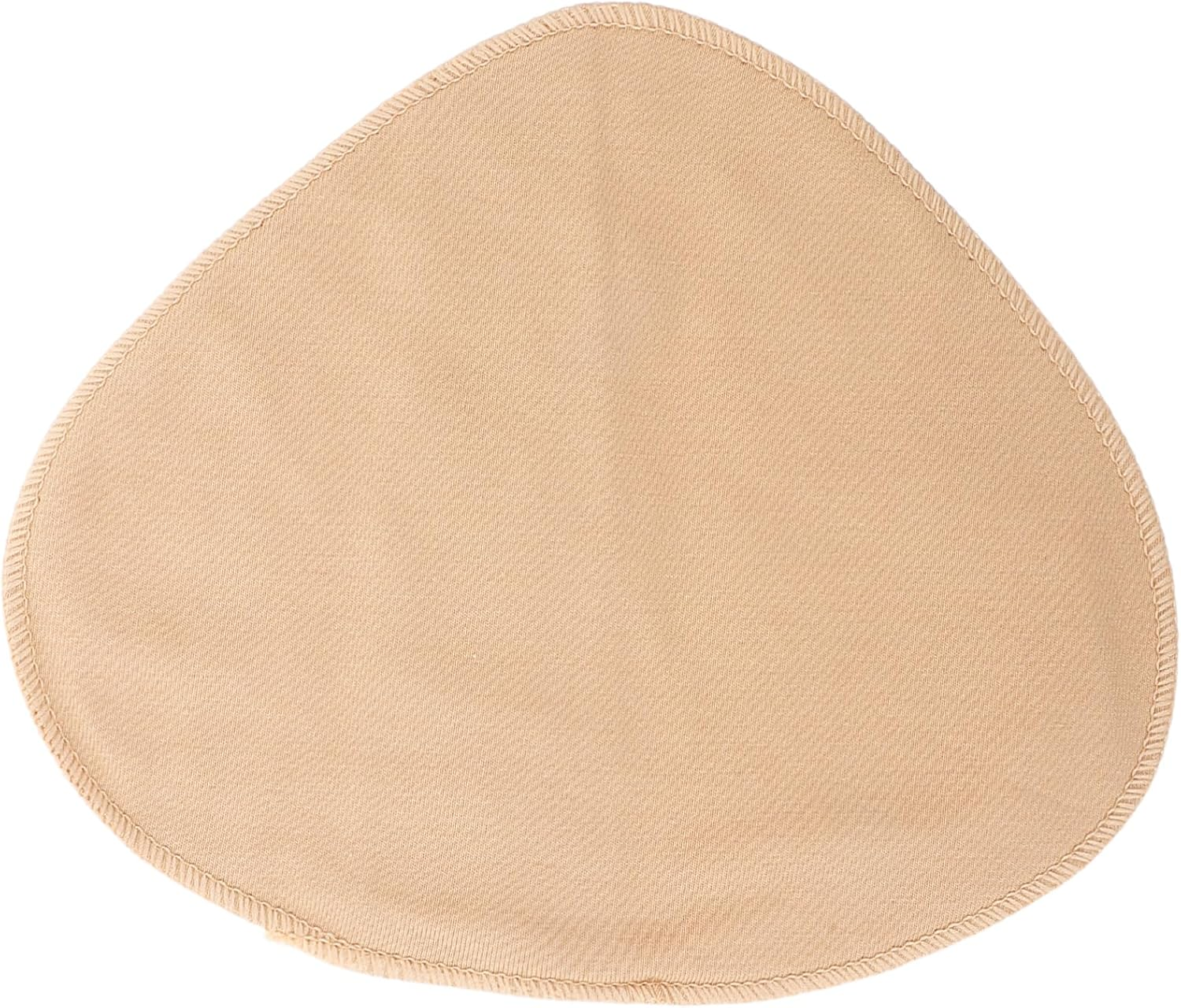 Bra Pad Sleeve Cotton Cover Khaki L, Prosthesis Cover for Women, Bra Accessories Inserts, Lightweight Breathable Pad Protector for Daily Wear