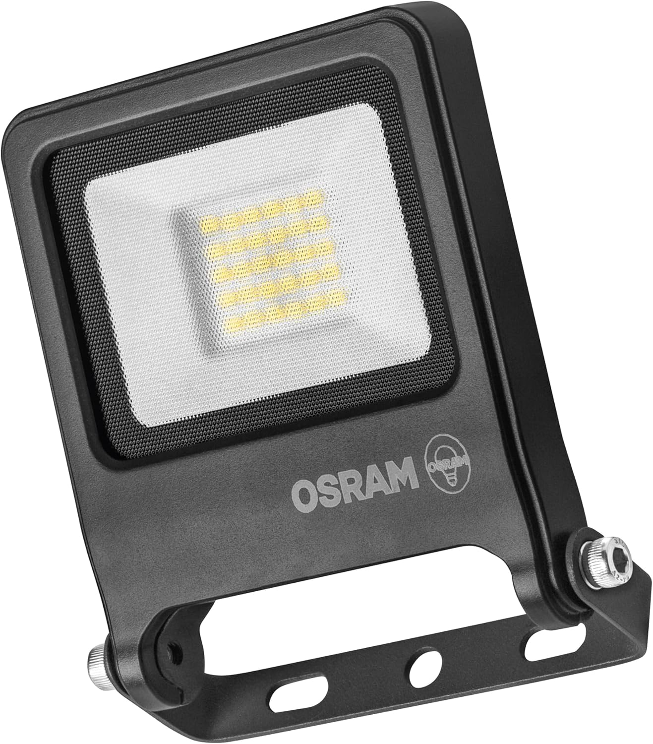 OSRAM ENDURA FLOOD PC LED Floodlight 20W, Cool White 4000K, 1800 Lumens, IP65 Outdoor Floodlight, Recycled Aluminum, 110&deg; Beam Angle