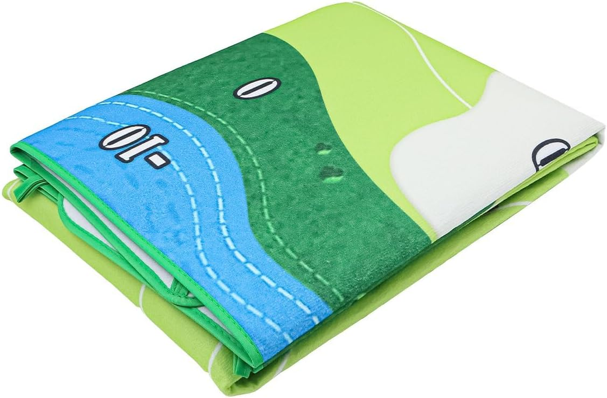 Namvo Set for Full Swing Sports, Golf Chip off Challenge Chip and Stick Game, Battle Royale Golf Game with Premium Golf Chipping Mat, Sticky Balls - Indoor and Outdoor Play