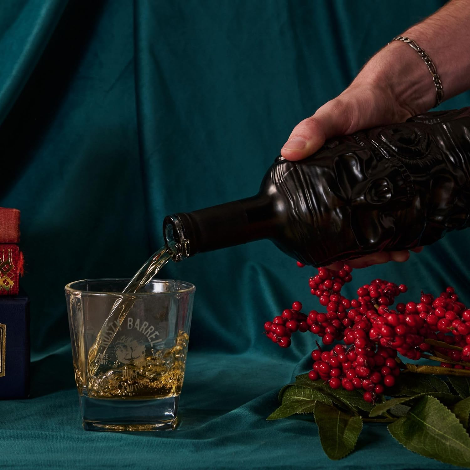 Rusty Barrel Gold Rum 700Ml - a Deluxe, Aged Fusion of 5 & 8 Year Old Caribbean Gold Rums Aged in Bourbon Barrels. Easily Enjoyed as a Standalone Sipping Rum or Added to Your Favourite Cocktail. image number 2