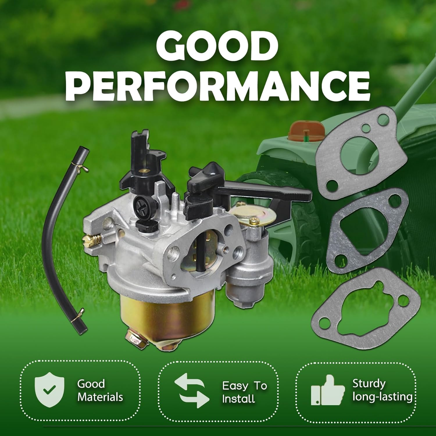 New Carburetor for Honda GX160 GX200 5.5HP 6.5HP 16100-ZH8-W61 W/Choke Lever Carb image number 6