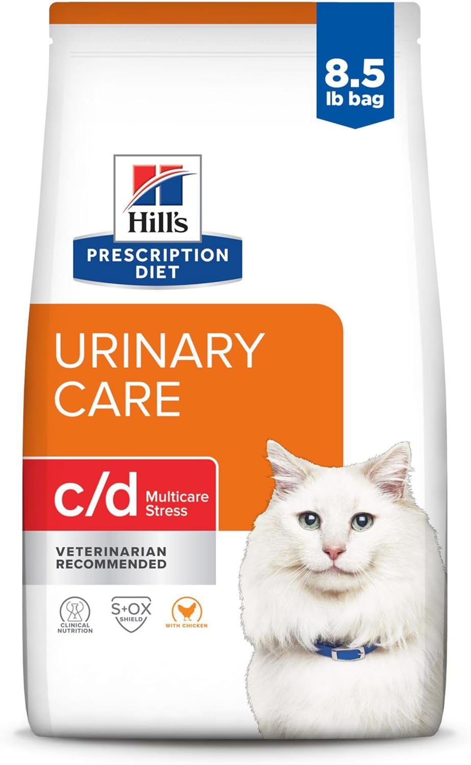 Hill'S  Diet C/D Multicare Stress Urinary Cat Food 3.86Kg image number 5
