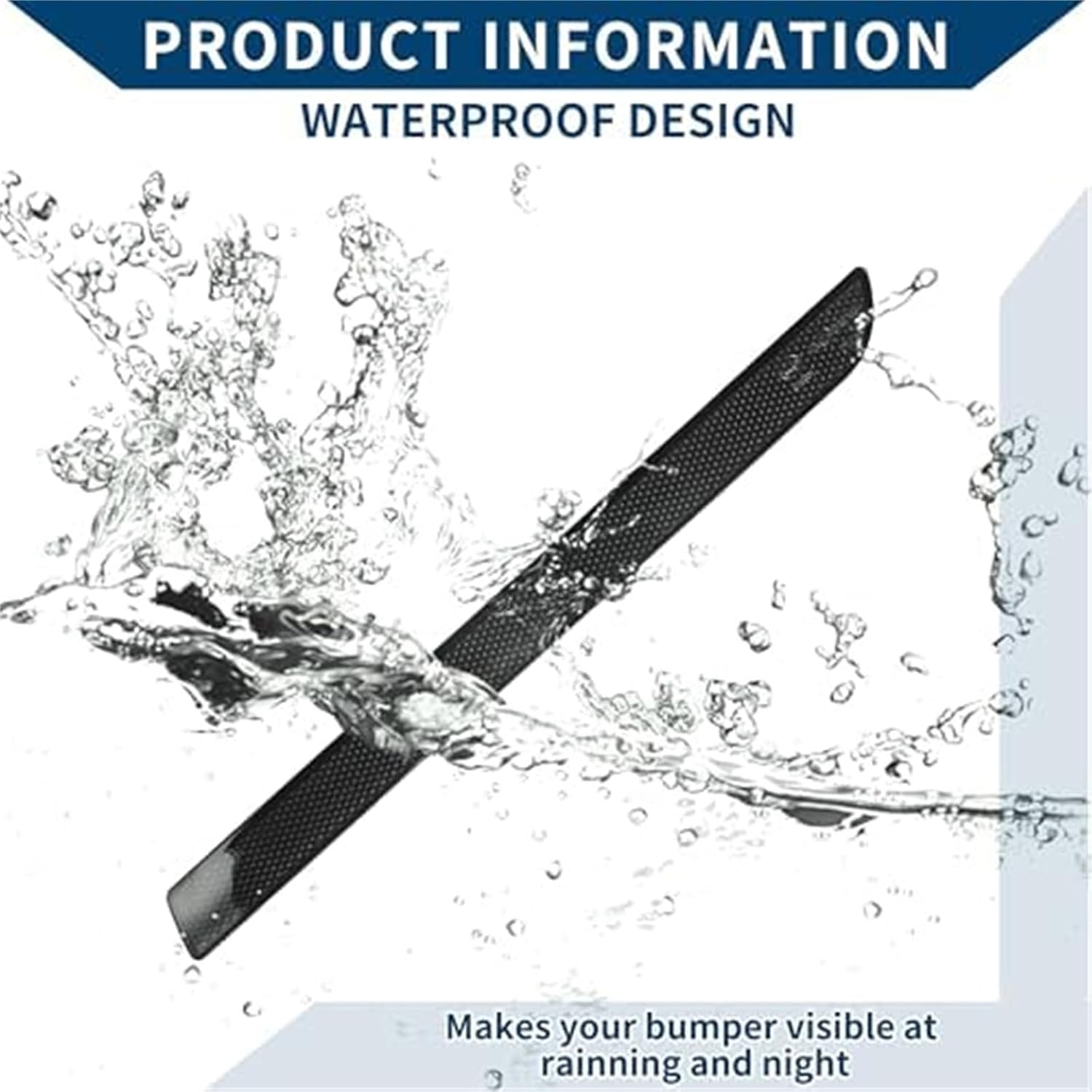 No.7E0945105A7E0945106A Bumper Reflector, for VW, Transporter T5 2012-2016 Rear Left Right Side Markerdurable Absblack Rear Bumper Reflector image number 3