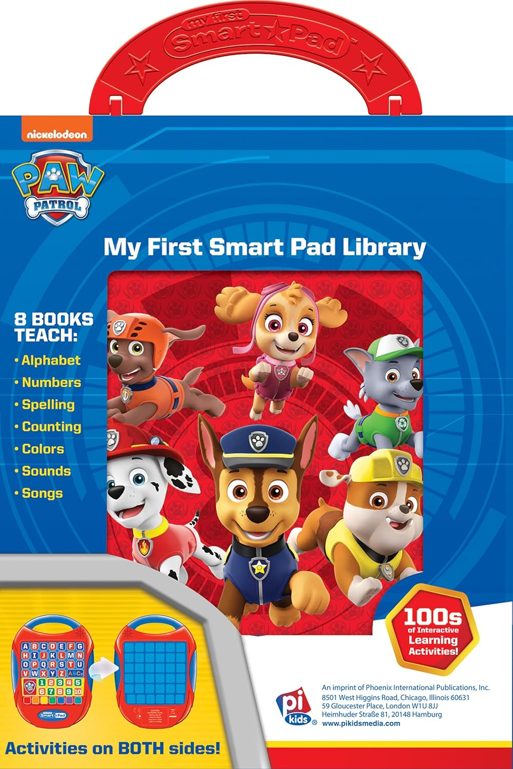 Nickelodeon PAW Patrol: My First Smart Pad Library 8-Book Set and Interactive Activity Pad Sound Book Set image number 4