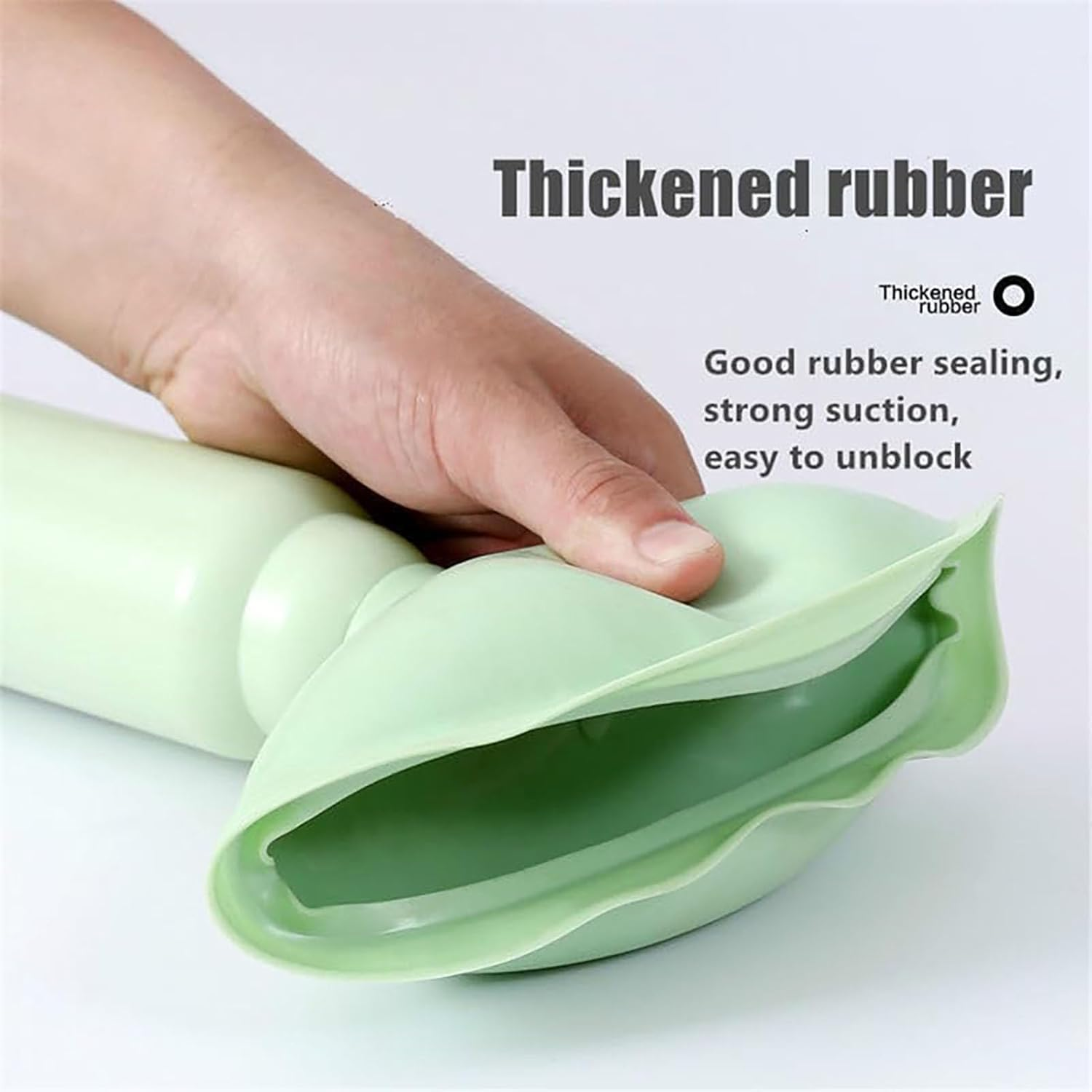 High Pressure Toilet Unblock One Shot, Household High-Pressure Toilet Plunger Kits,Toilet Pipe Plunger High Pressure Air Drain Clog Remover Plumbing Tool for Bathroom Kitchen (Green, One Size) image number 1