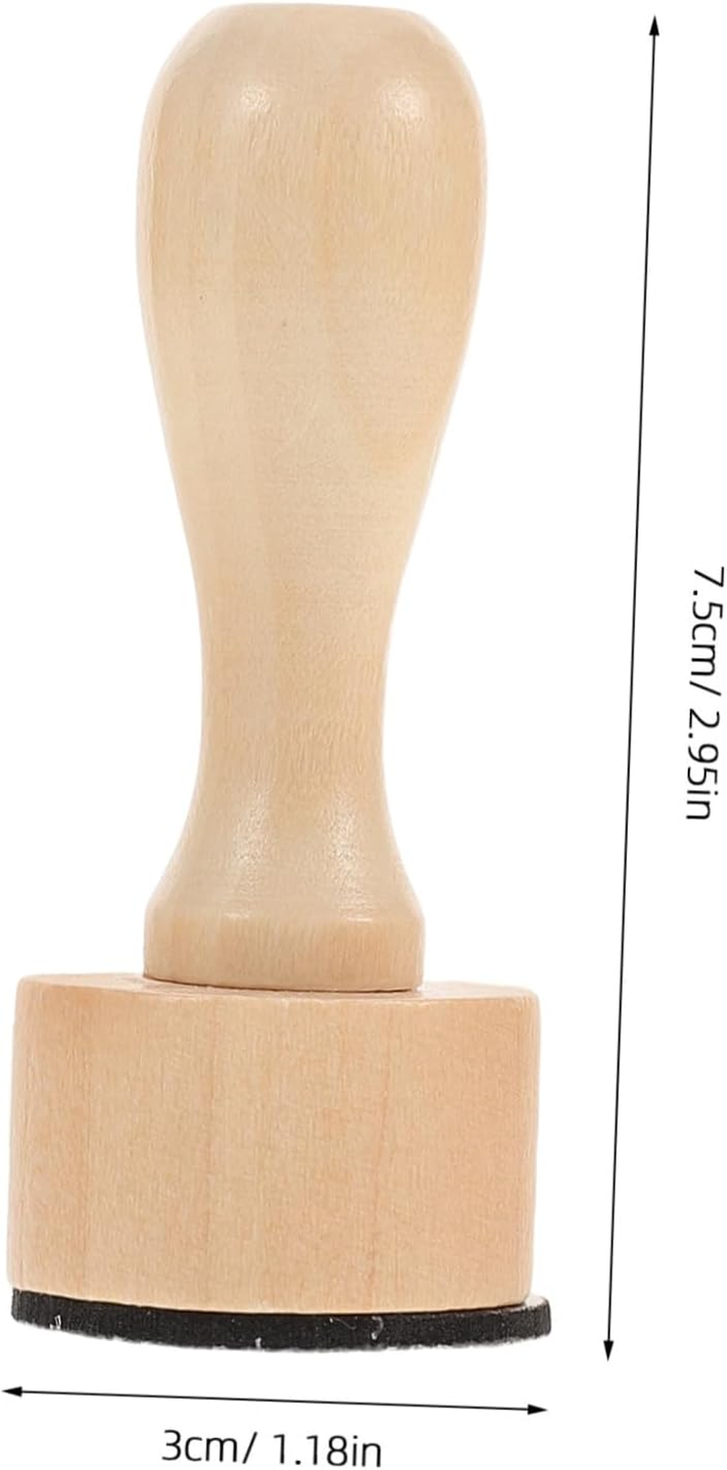 BESTYASH Mini Ink Blending Tool Set with Wooden Handle for Safe Nail Polish Remover Application Hand Protecting Clamping Pad Applicator for Efficient Clean and Chemical Nail Care image number 1