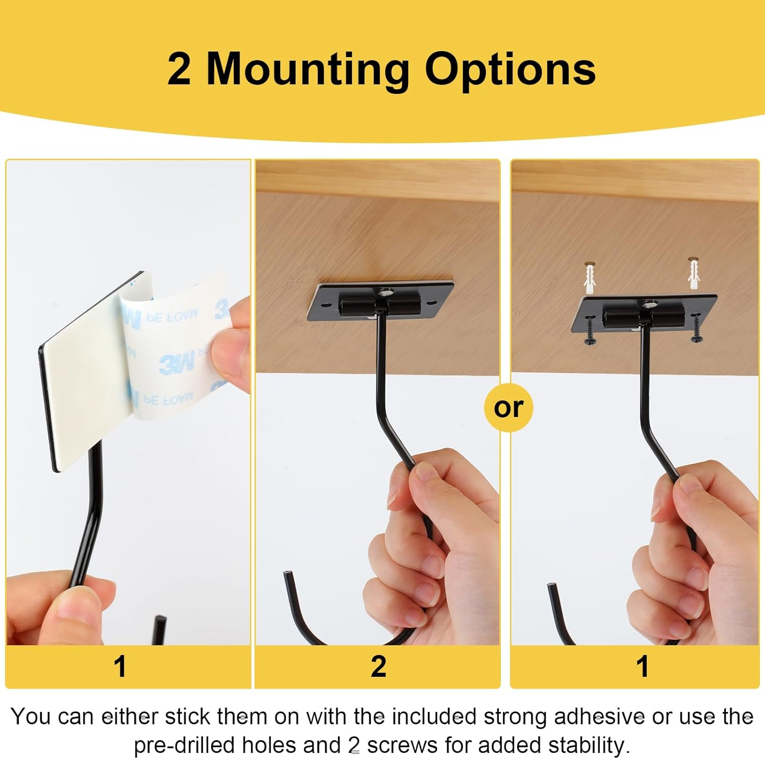 Banana Hook 2P (Black) image number 4