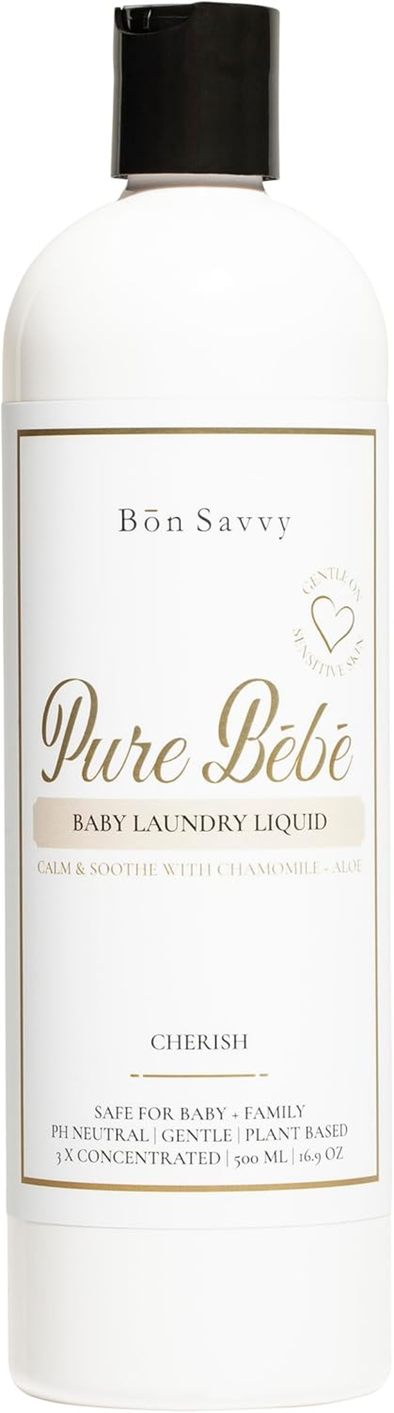 Bon Savvy Pure B&eacute;b&eacute; Baby Laundry Detergent, Premium Clean, Baby Detergent Laundry, Extra Care to Calm & Soothe, Australian Made Baby Laundry Liquid, Luxe Comfort, Chemical Free Concentrated 3X image number 3