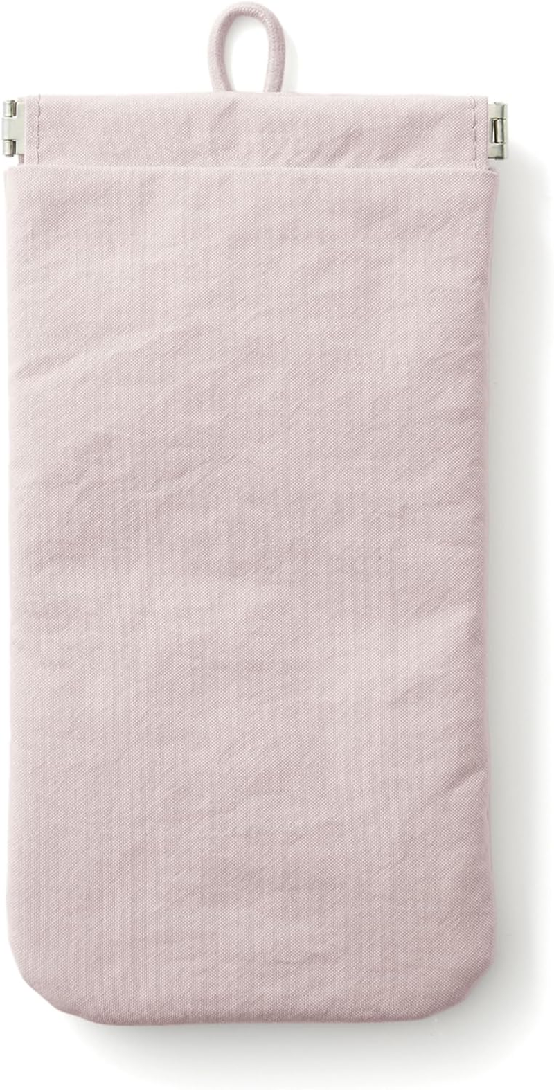 無印良品 リンクルナイロン 片手で開くフラットポーチ M