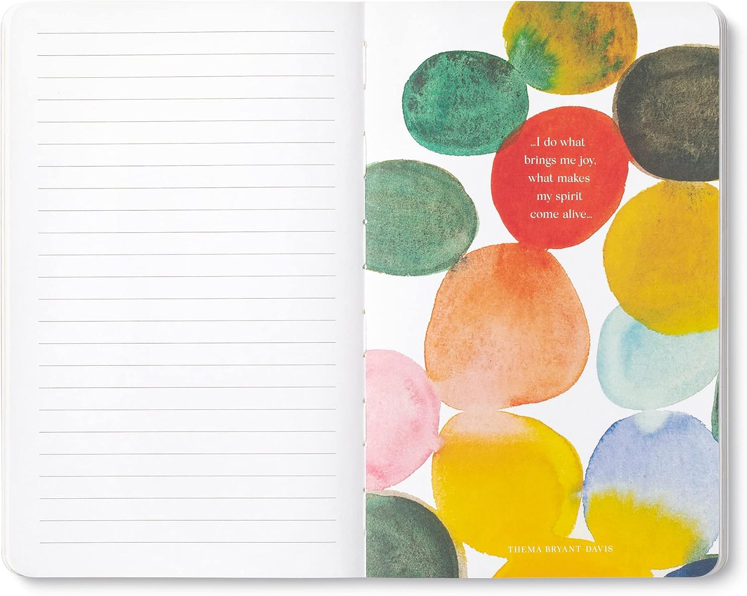 Compendium Softcover Journal Be All Alive, Body, Soul, Mind, Heart, Spirit.&rdquo; &ndash; a Write Now Journal with 128 Lined Pages, 5&rdquo;W X 8&rdquo;H - Hope Blue image number 4